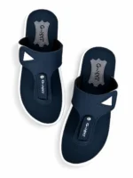 Men’s Stylish Navy Blue Casual Flip Flops