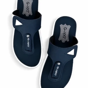 Men’s Stylish Navy Blue Casual Flip Flops